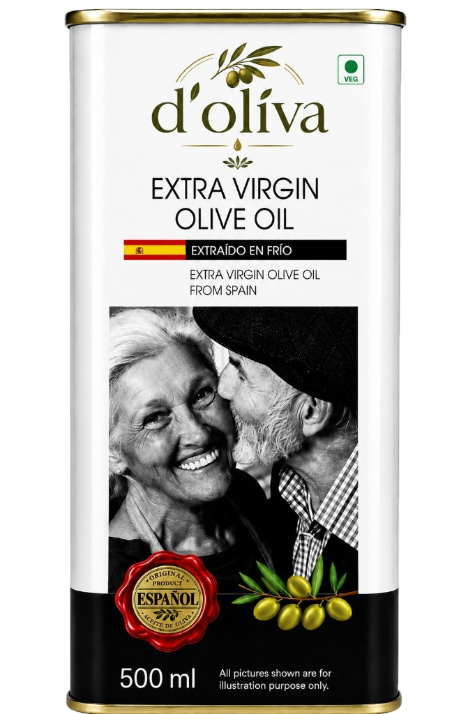 D'OLIVA EXTRA VIRGIN OLIVE OIL TIN 500 ML